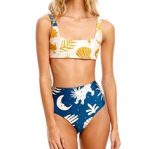 Agua Bendita Swimwear Maniera Top and Bottom